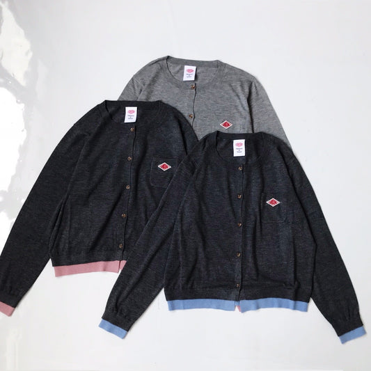 Danton撞色cardigan