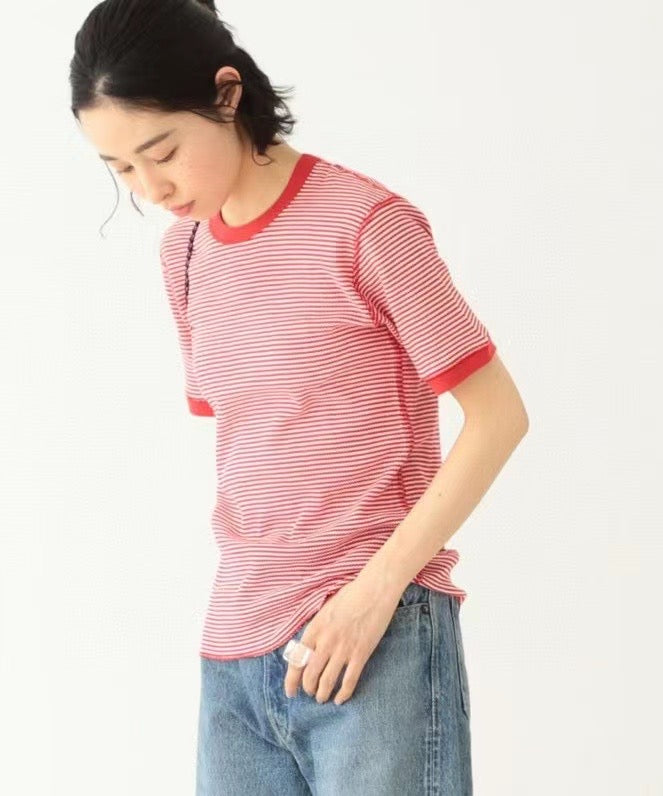 Beams boy間條tee