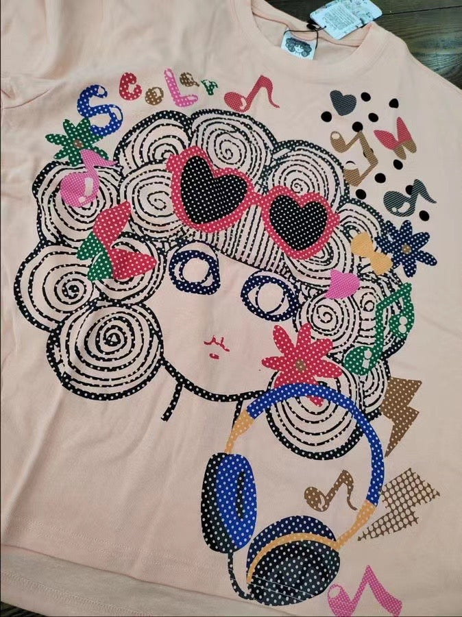 Scolar girl logo tee