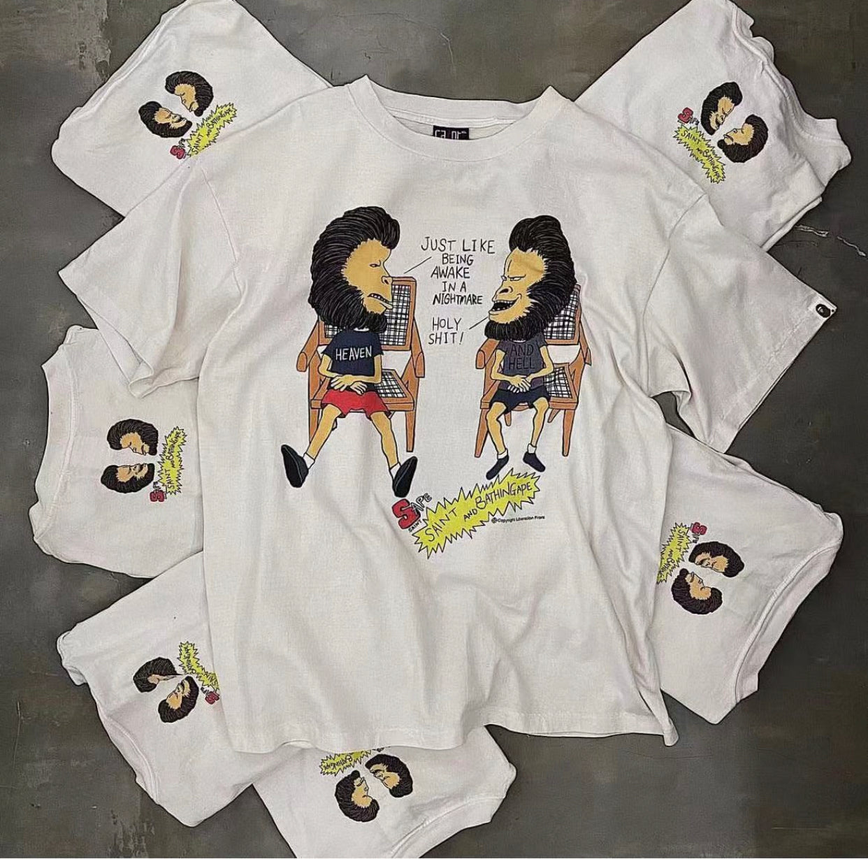 Saint Michael x Bape tee – Aimeebabe