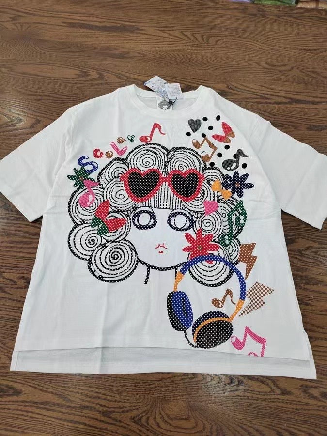 Scolar girl logo tee