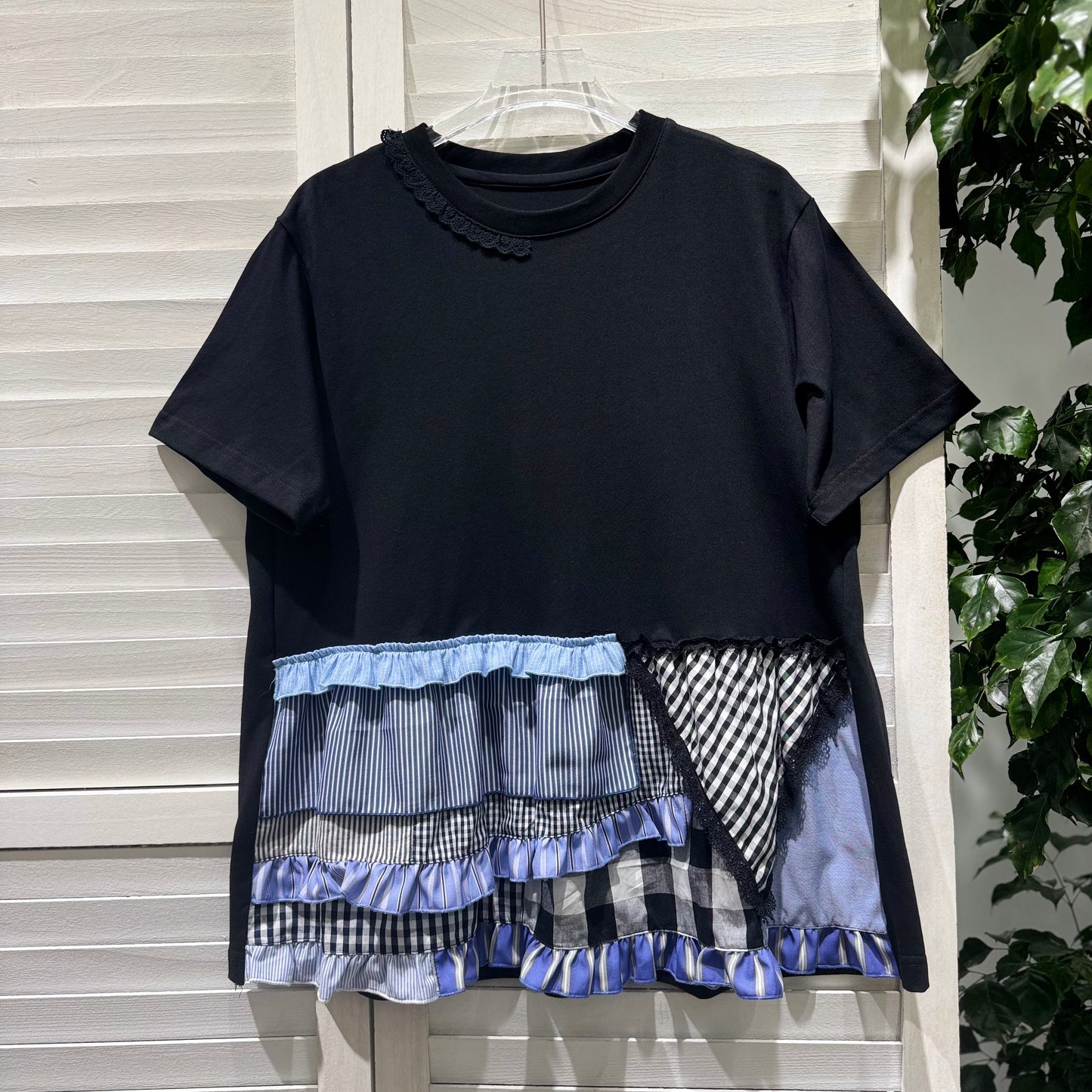 日單荷葉tee