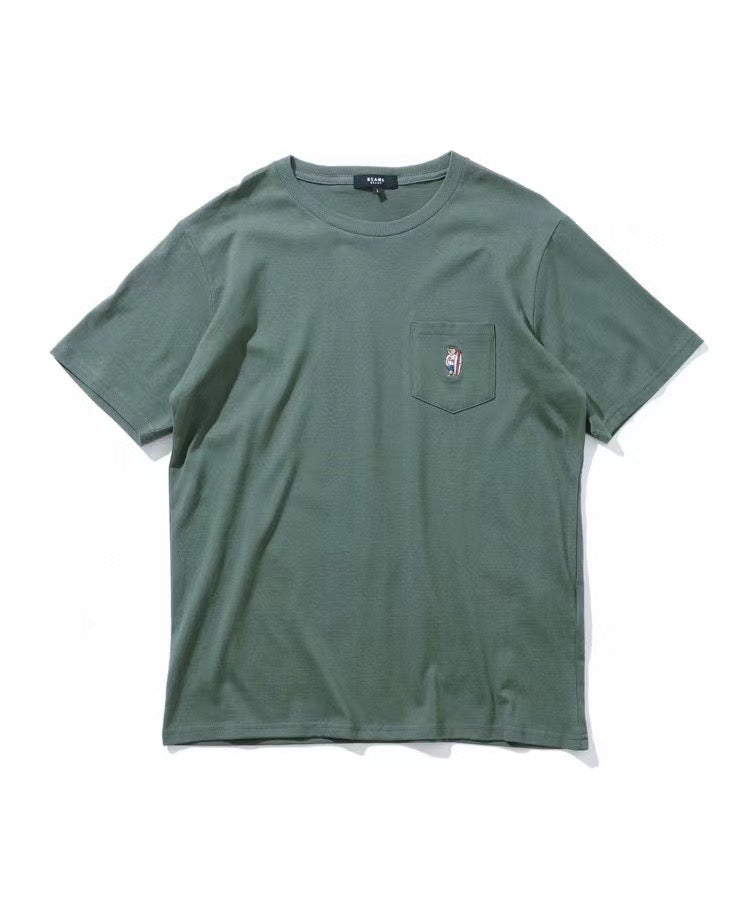 Beams boy bear pocket tee