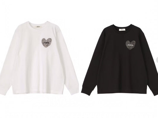 Zucca 心心印花tee