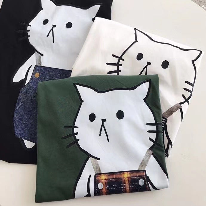 Scolar cat tee