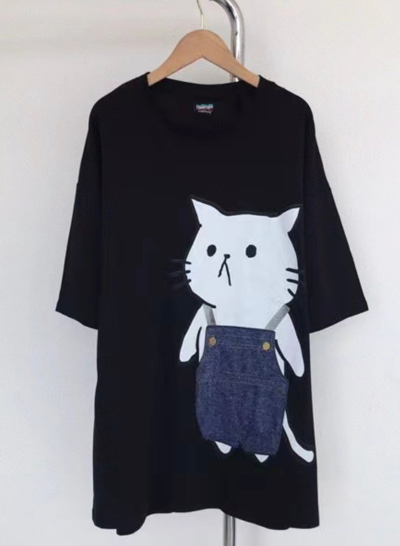 Scolar cat tee