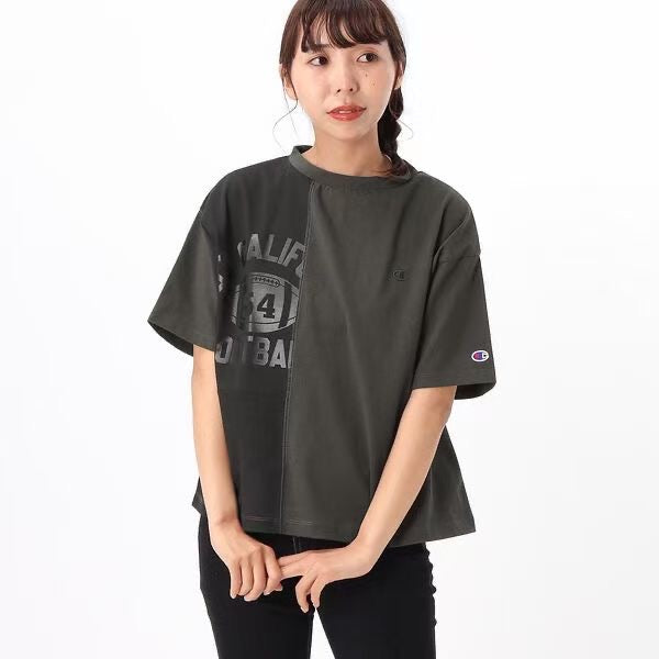 Champion撞色印花tee