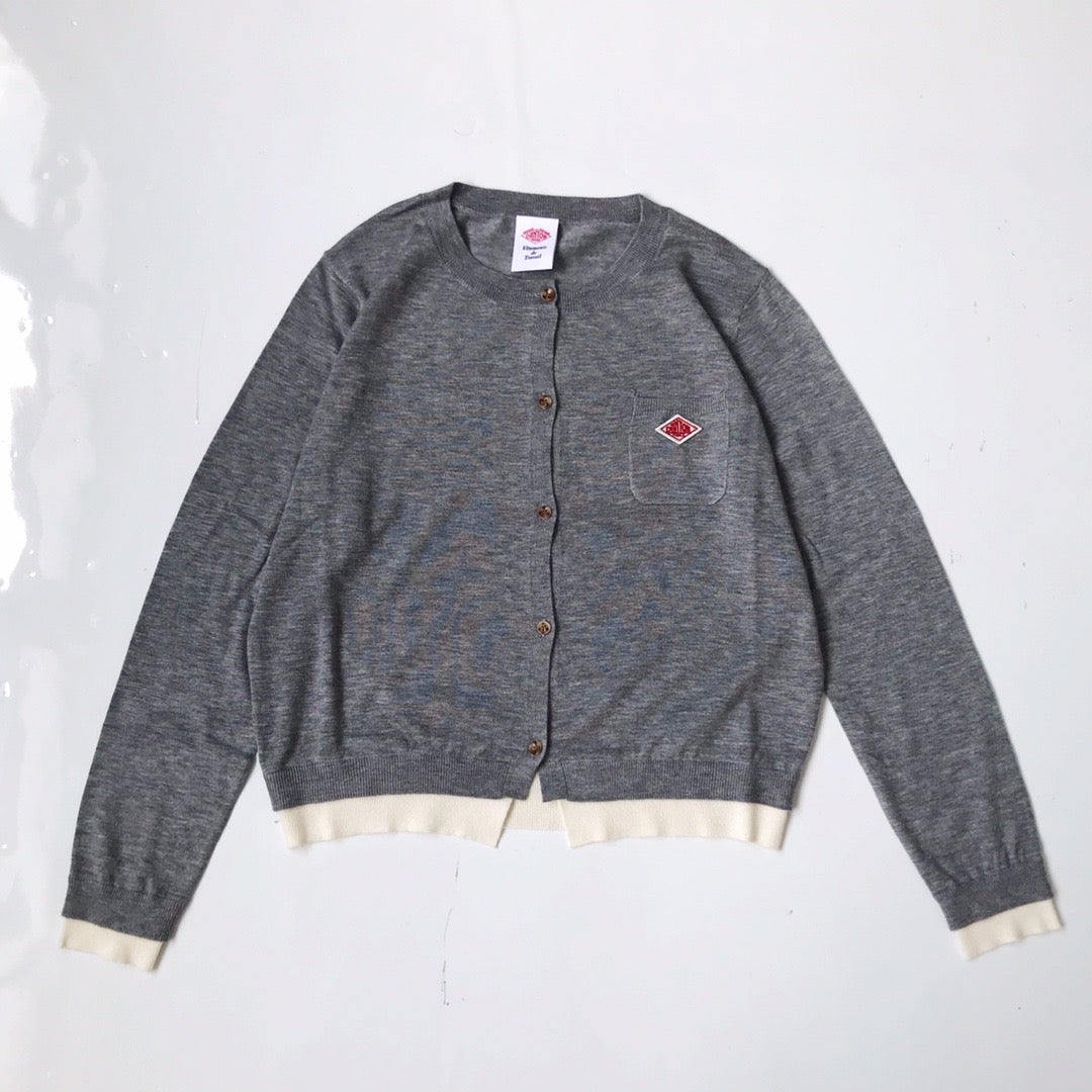 Danton撞色cardigan
