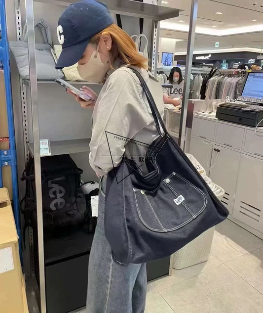 Lee牛仔tote bag