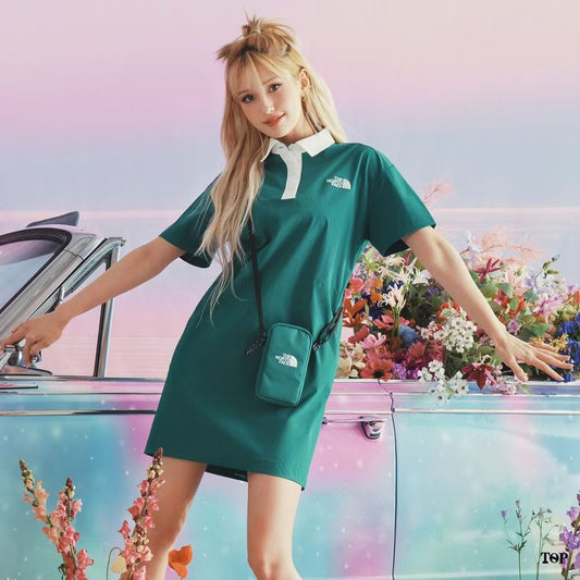 韓國TNF polo shirt one piece