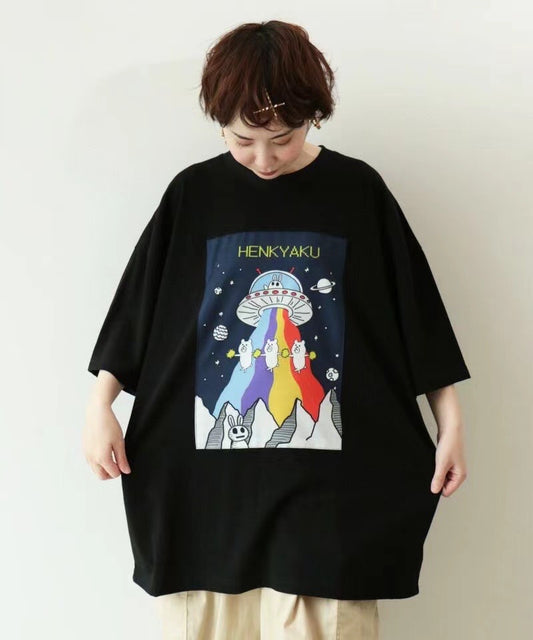 Scolar space ship tee