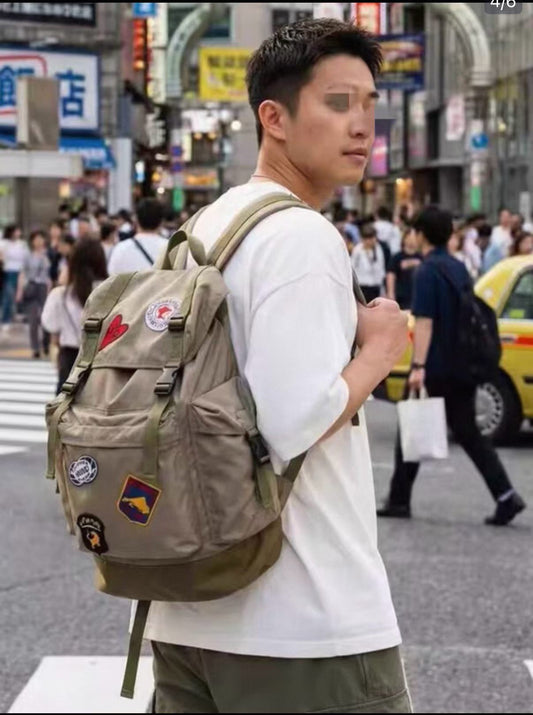 Human made 襟章backpack