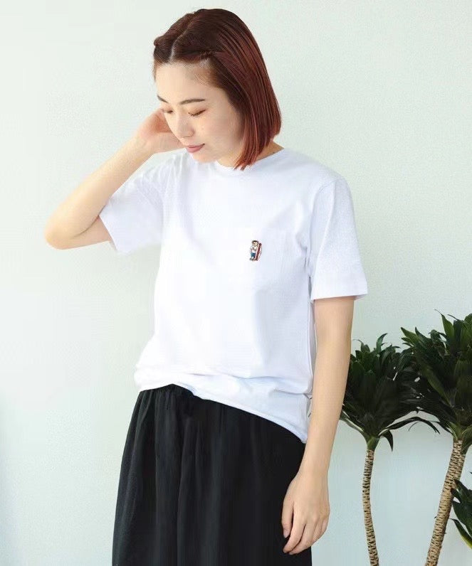 Beams boy bear pocket tee