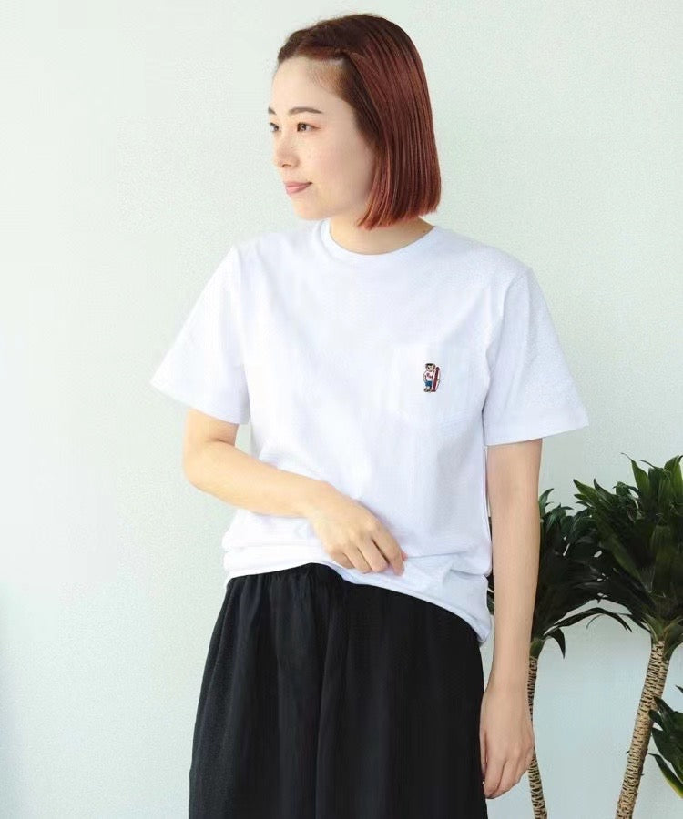 Beams boy bear pocket tee