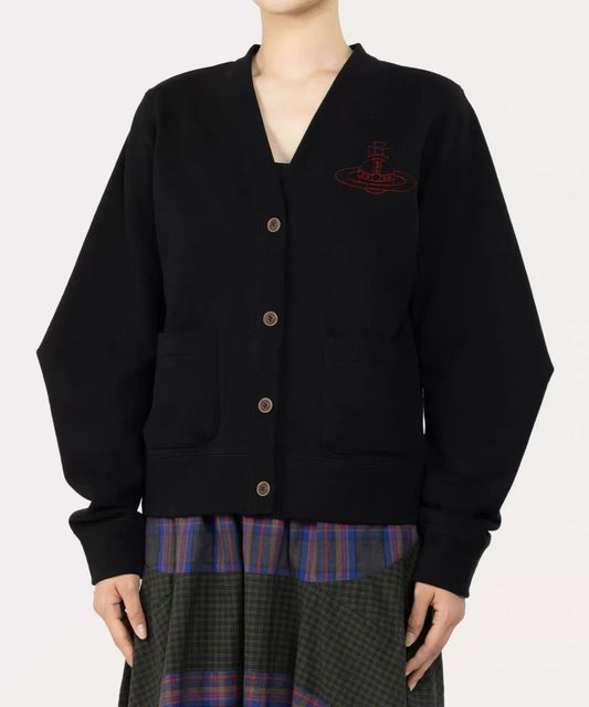 Vivienne Westwood logo cardigan