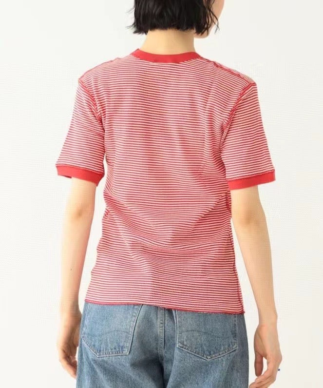 Beams boy間條tee