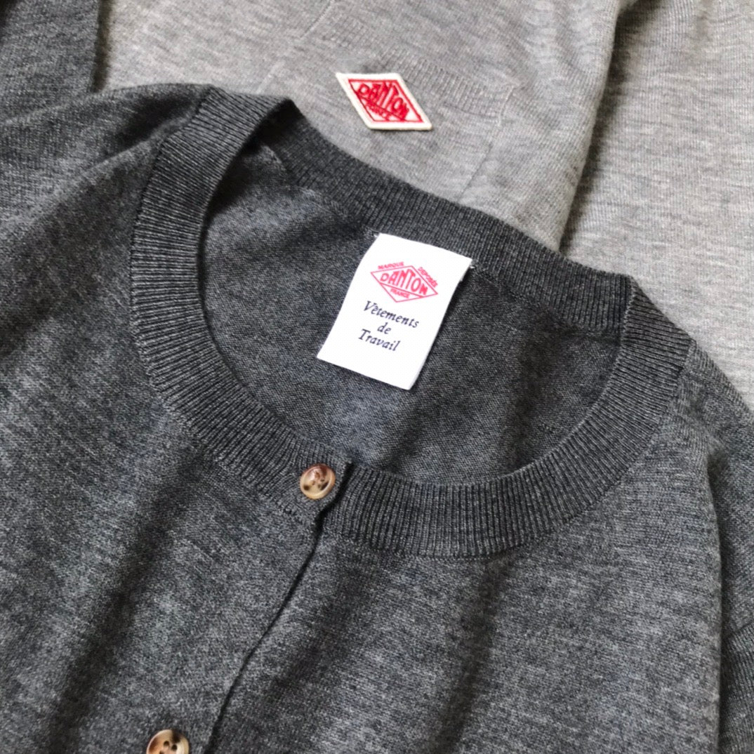 Danton撞色cardigan