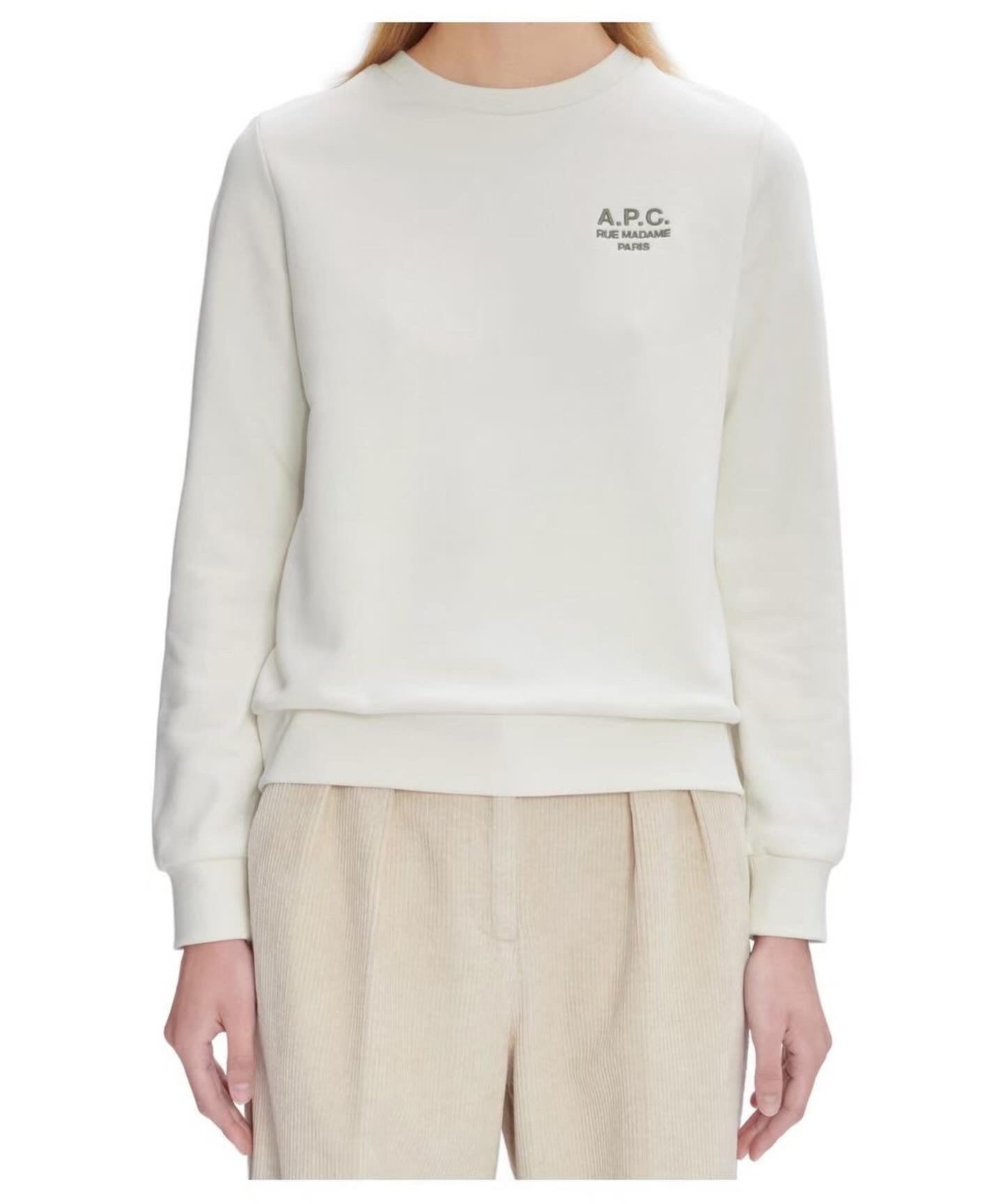 A.P.C.刺繡logo衛衣