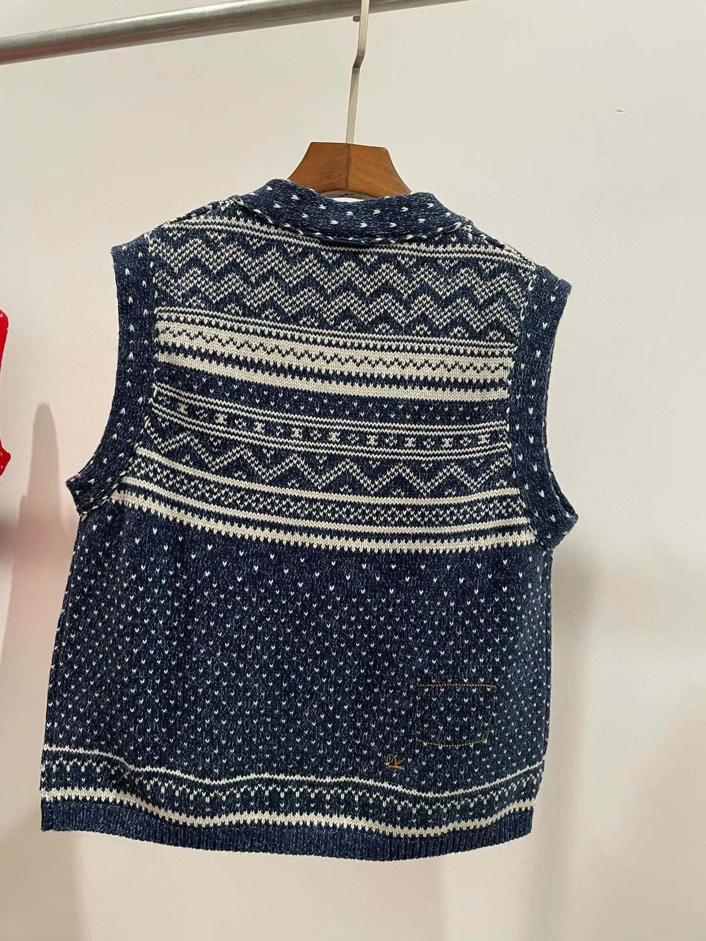 45R提花針織背心