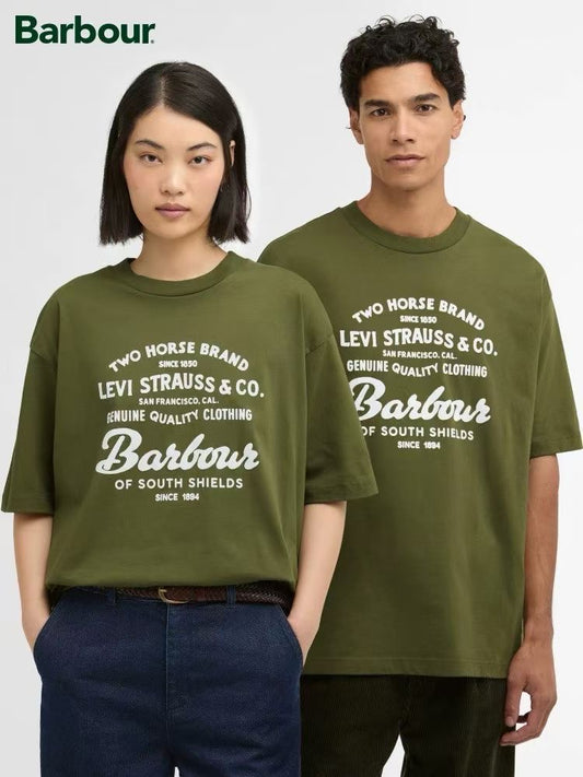 Barbour x Levi’s logo tee