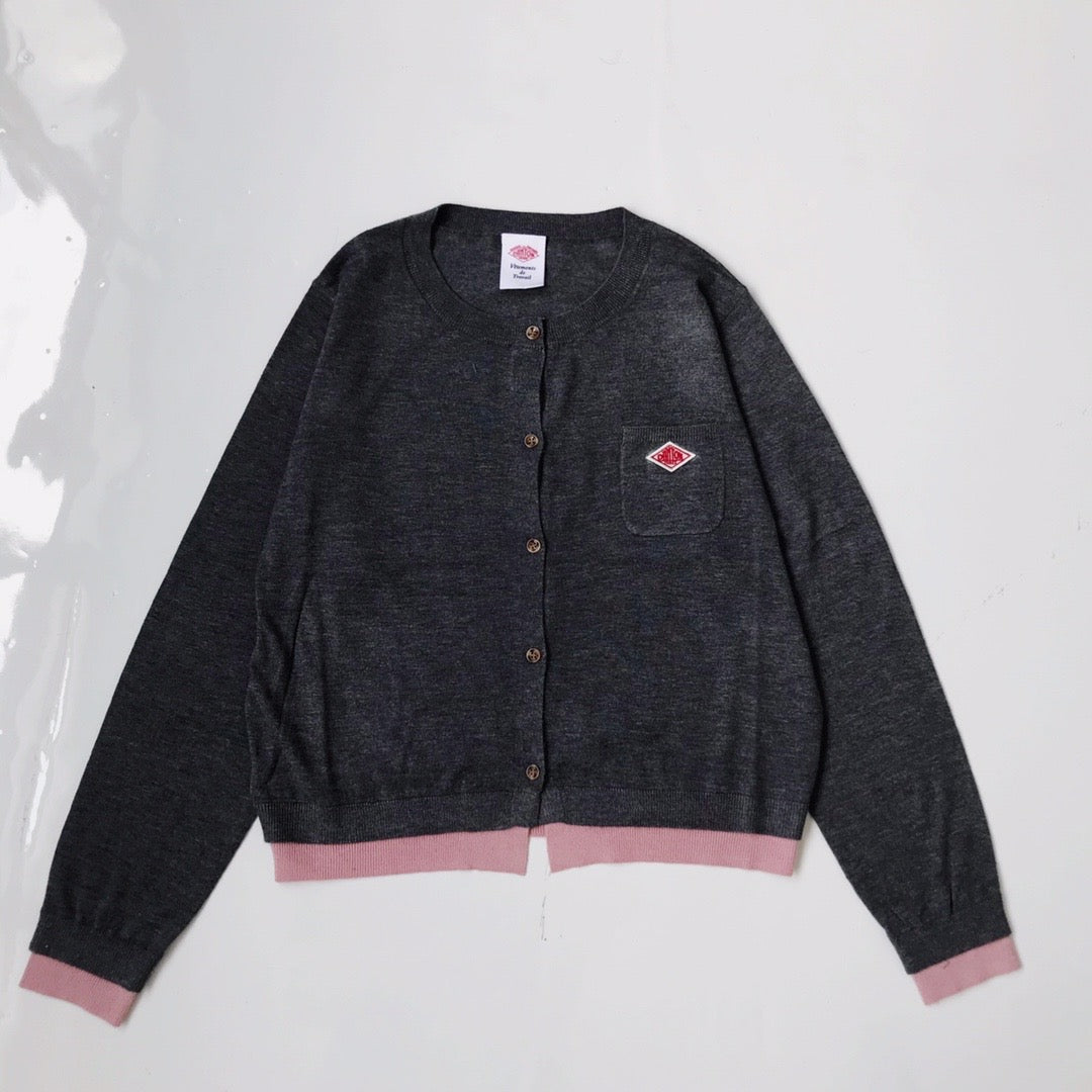 Danton撞色cardigan