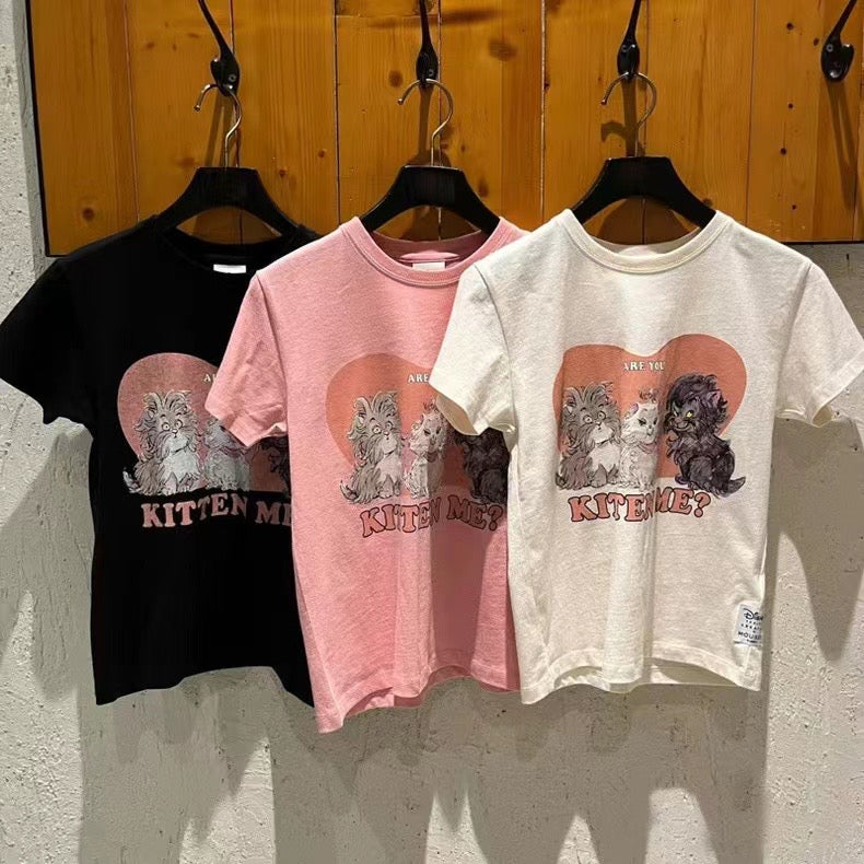 Moussy cat tee
