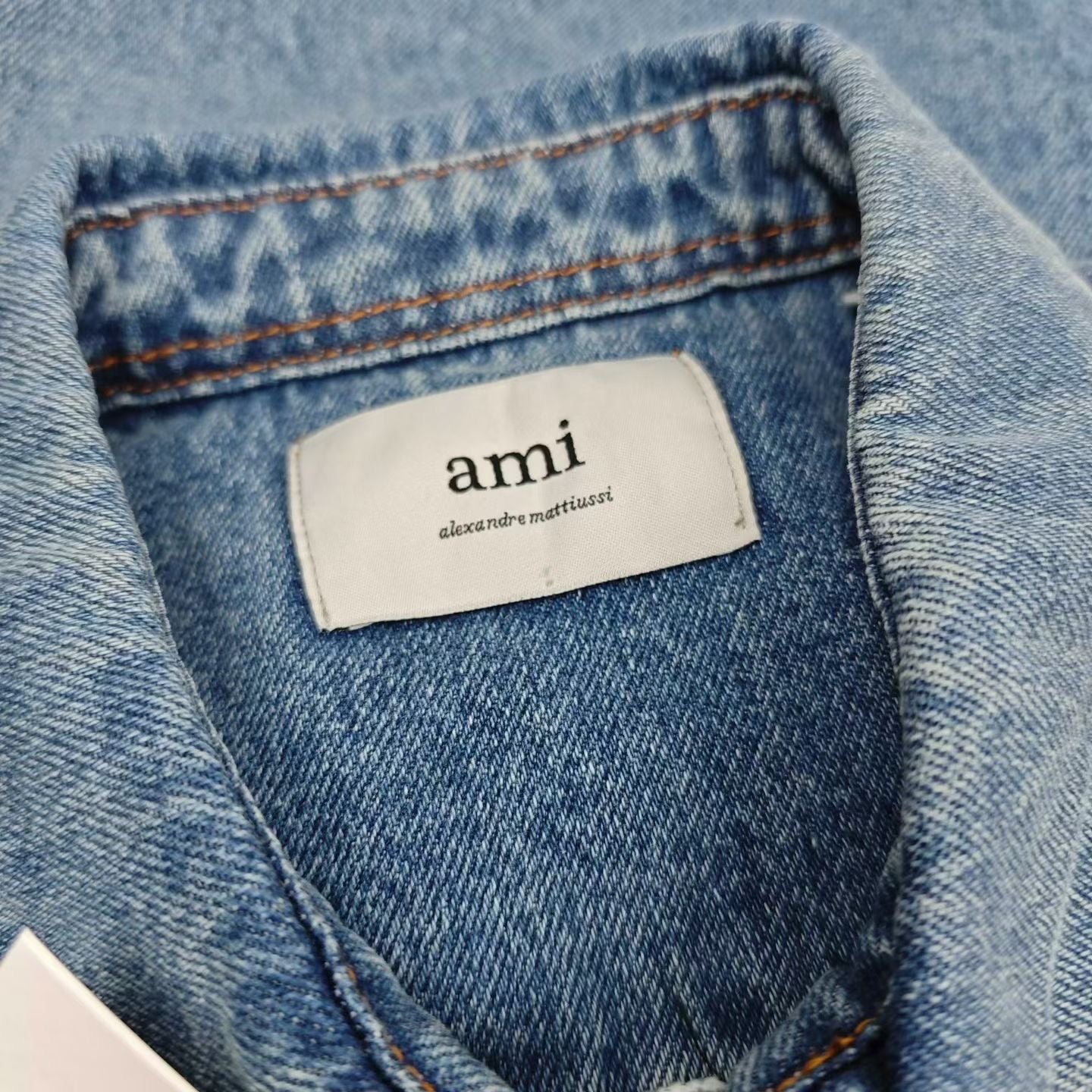 AMI 刺繡牛仔裇衫