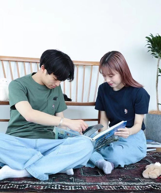 Beams boy bear pocket tee