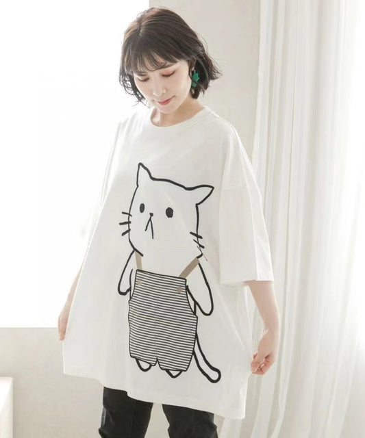 Scolar cat tee