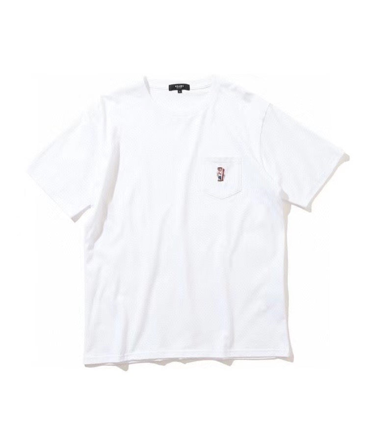 Beams boy bear pocket tee