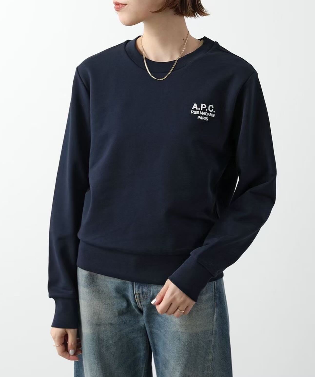 A.P.C.刺繡logo衛衣