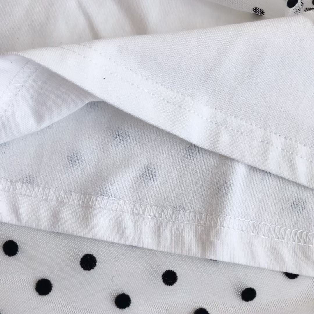 Beams boy 波點網紗tee