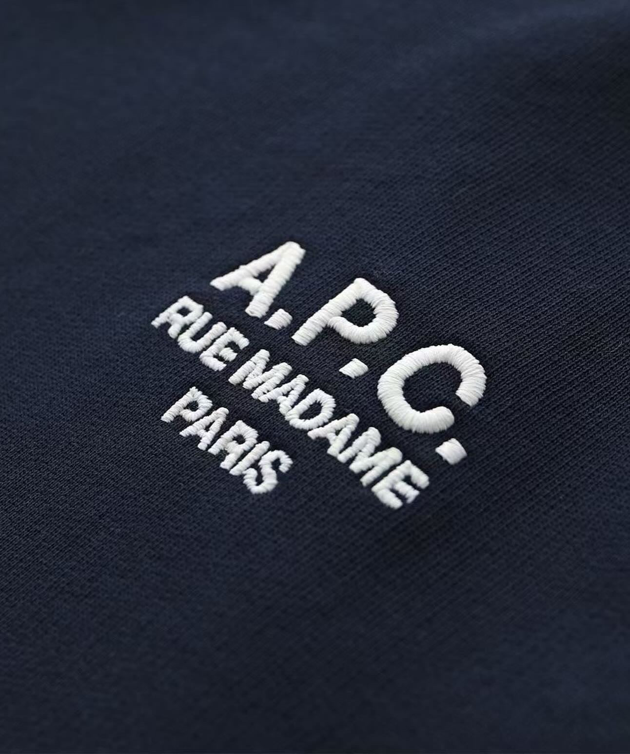 A.P.C.刺繡logo衛衣