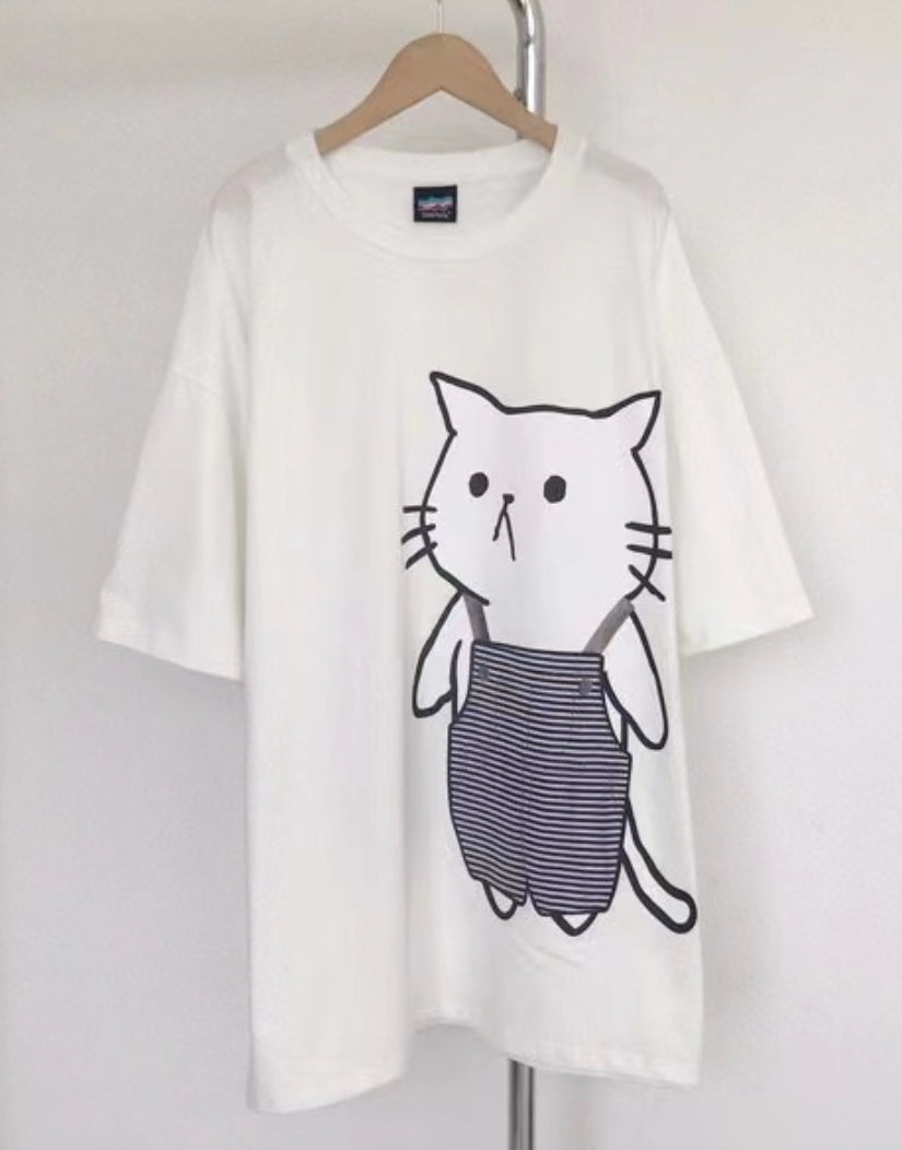 Scolar cat tee
