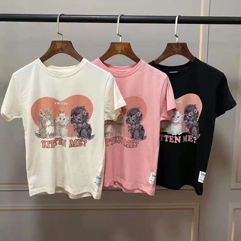 Moussy cat tee