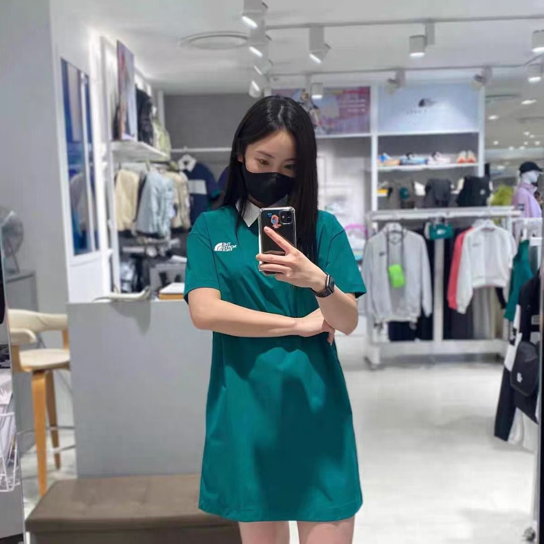 韓國TNF polo shirt one piece