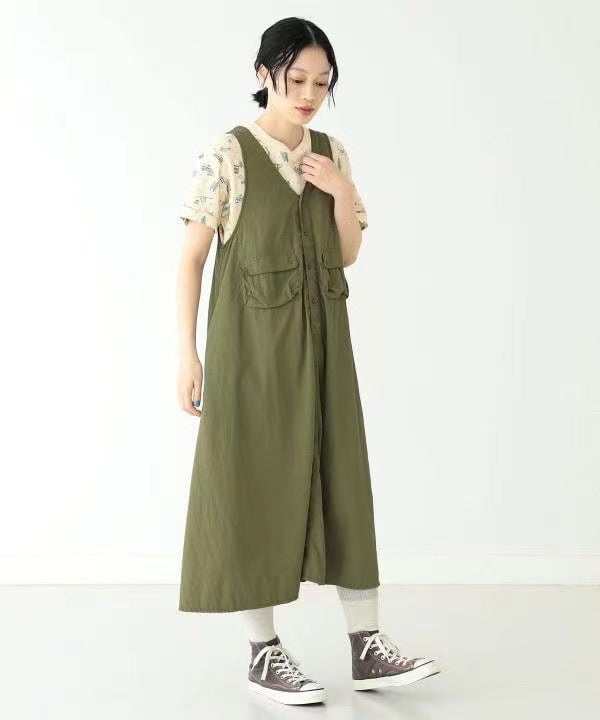 Beams boy吊帶one piece