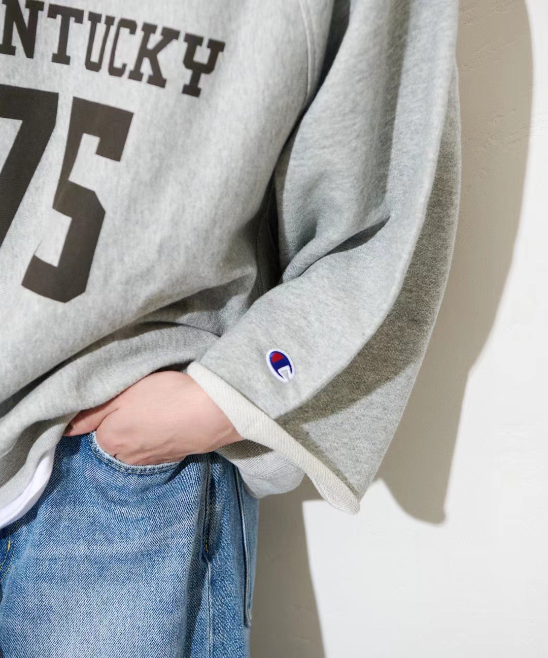 Champion 8分袖衛衣