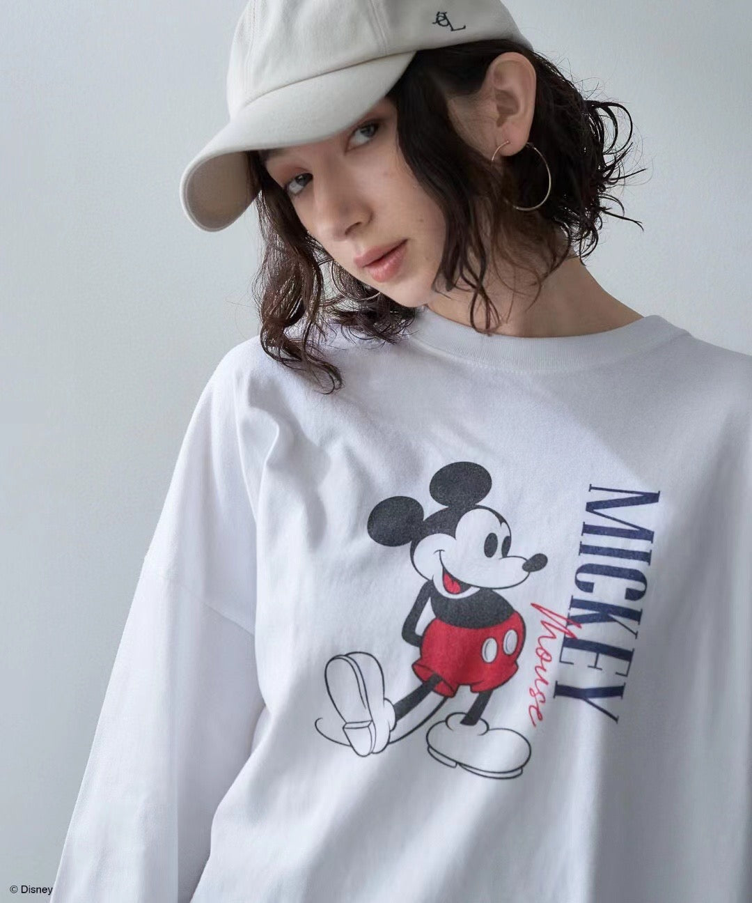 Mickey pattern tee