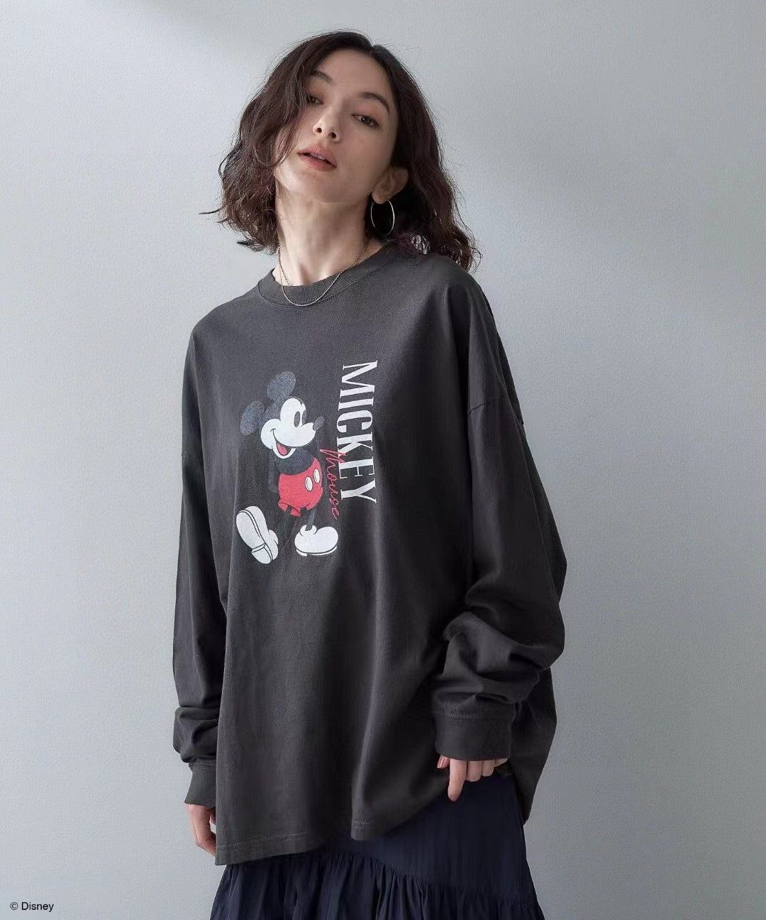 Mickey pattern tee
