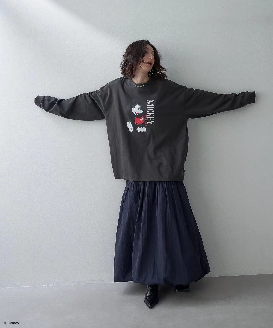Mickey pattern tee