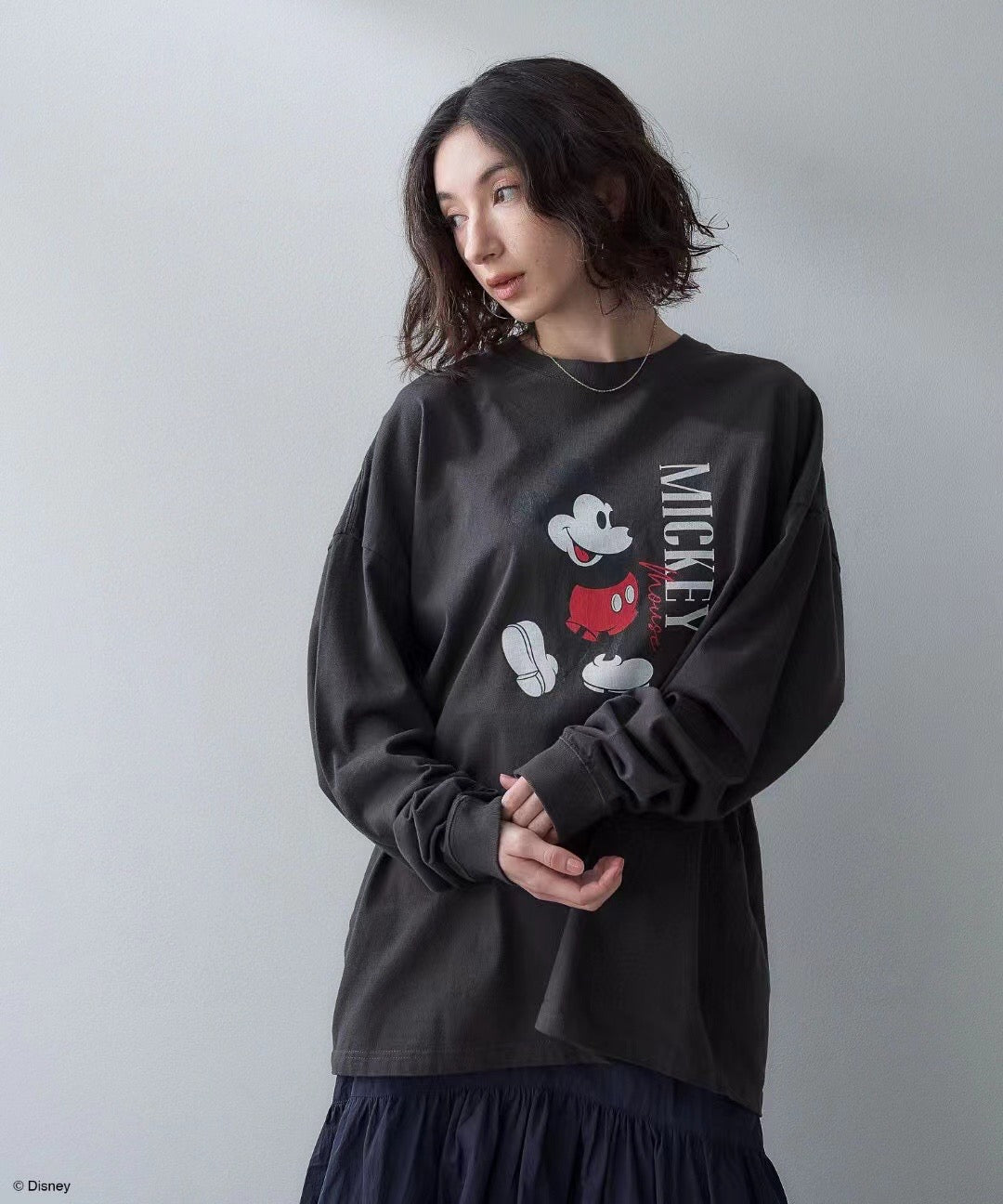 Mickey pattern tee