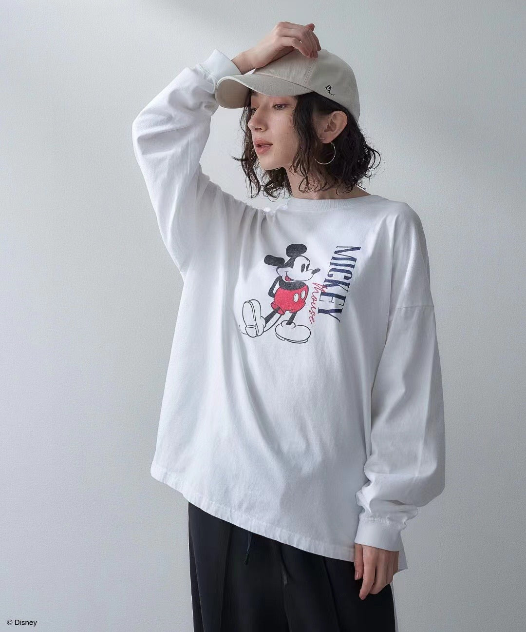 Mickey pattern tee