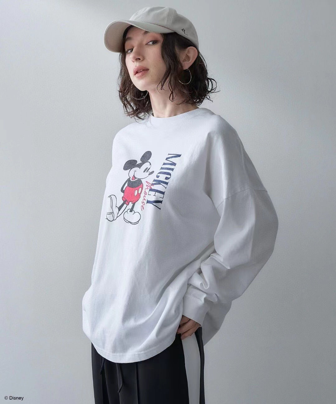 Mickey pattern tee