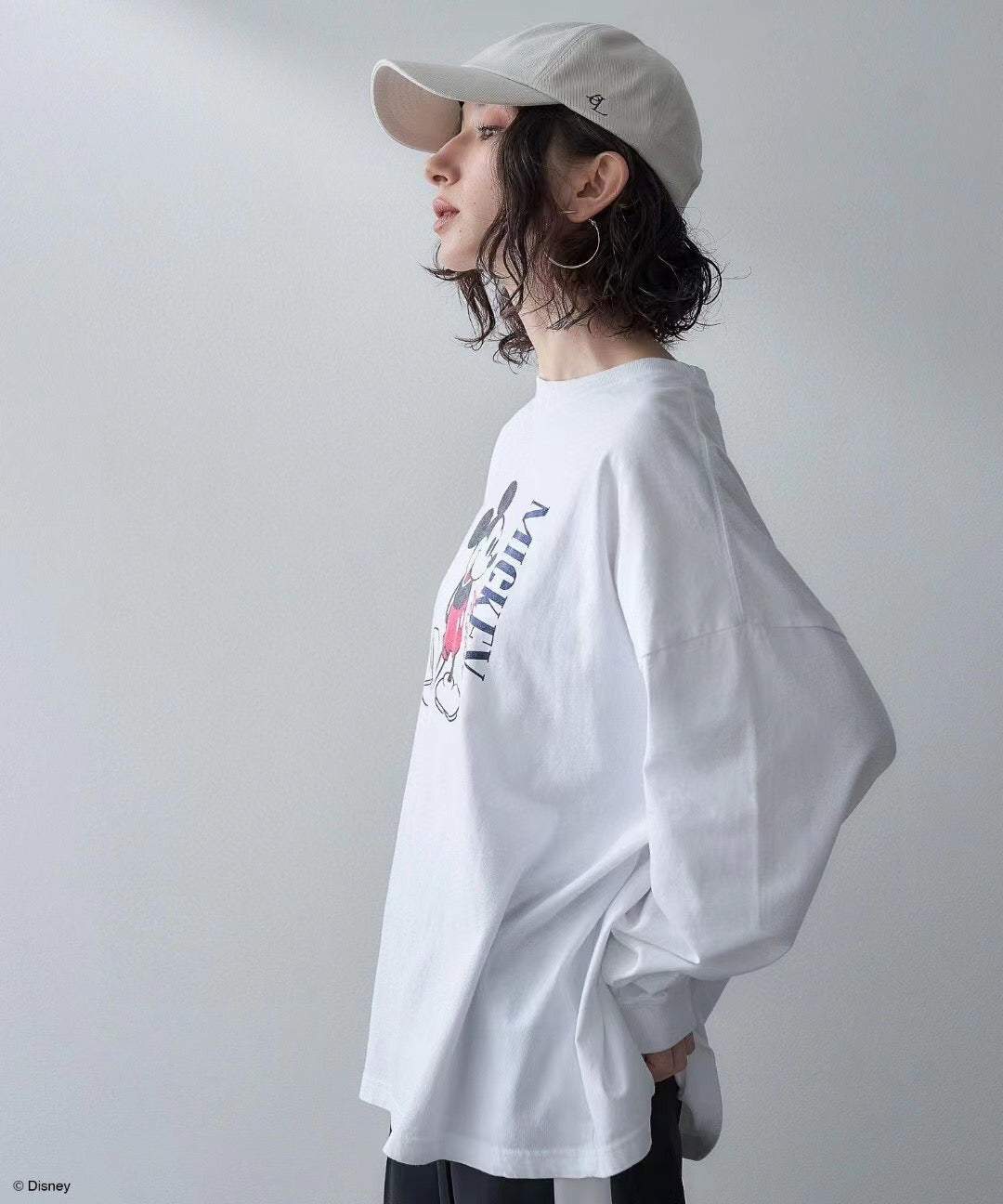 Mickey pattern tee