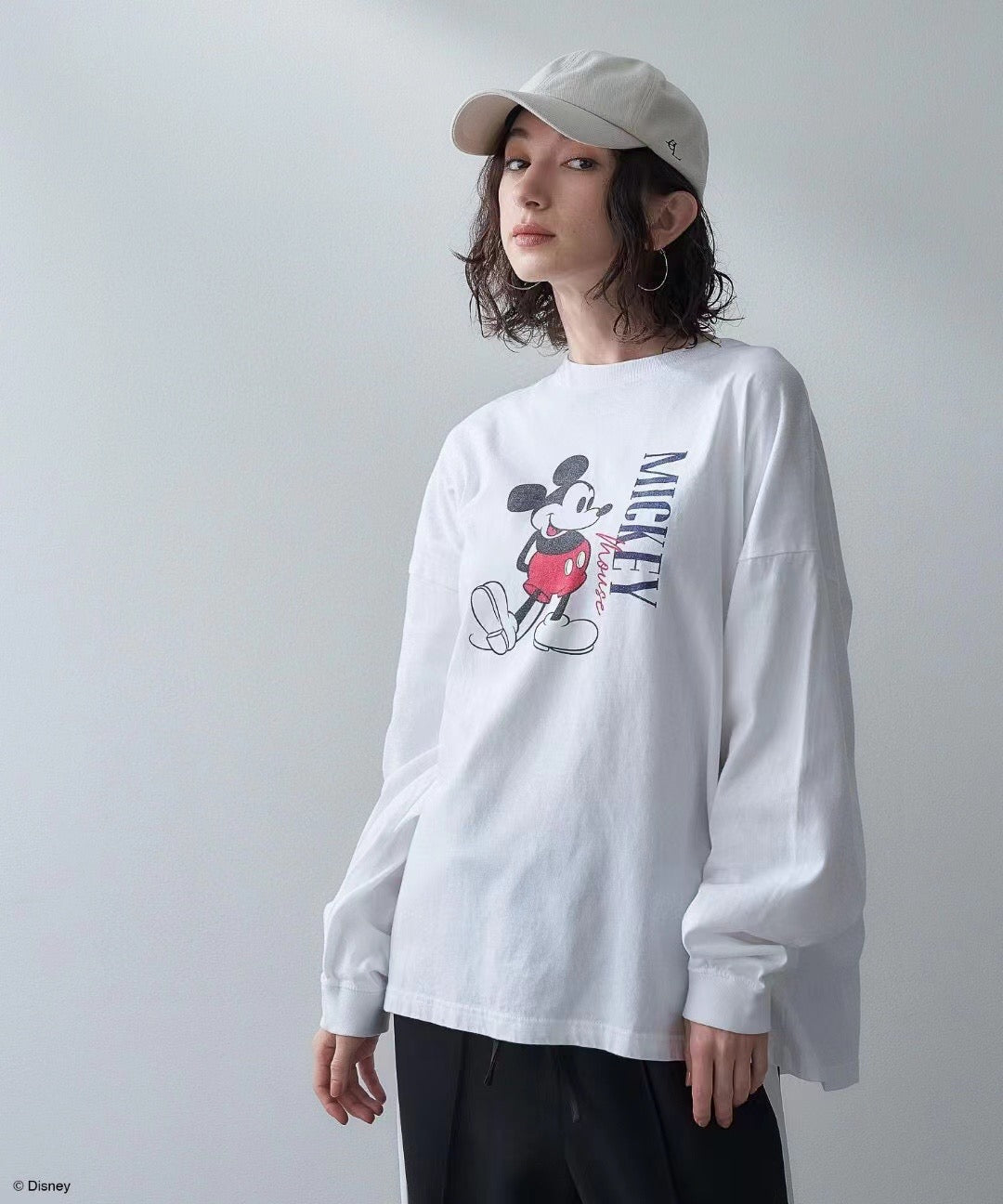 Mickey pattern tee