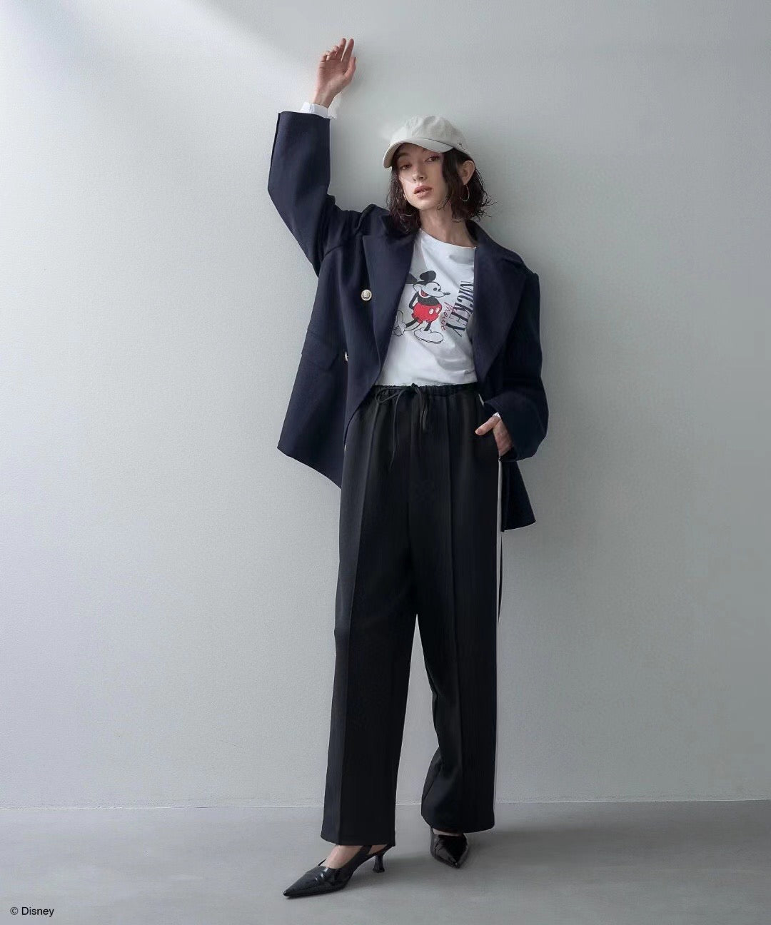 Mickey pattern tee