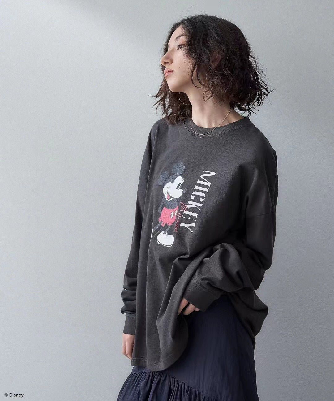 Mickey pattern tee
