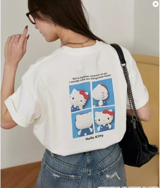Hello Kitty 印花tee