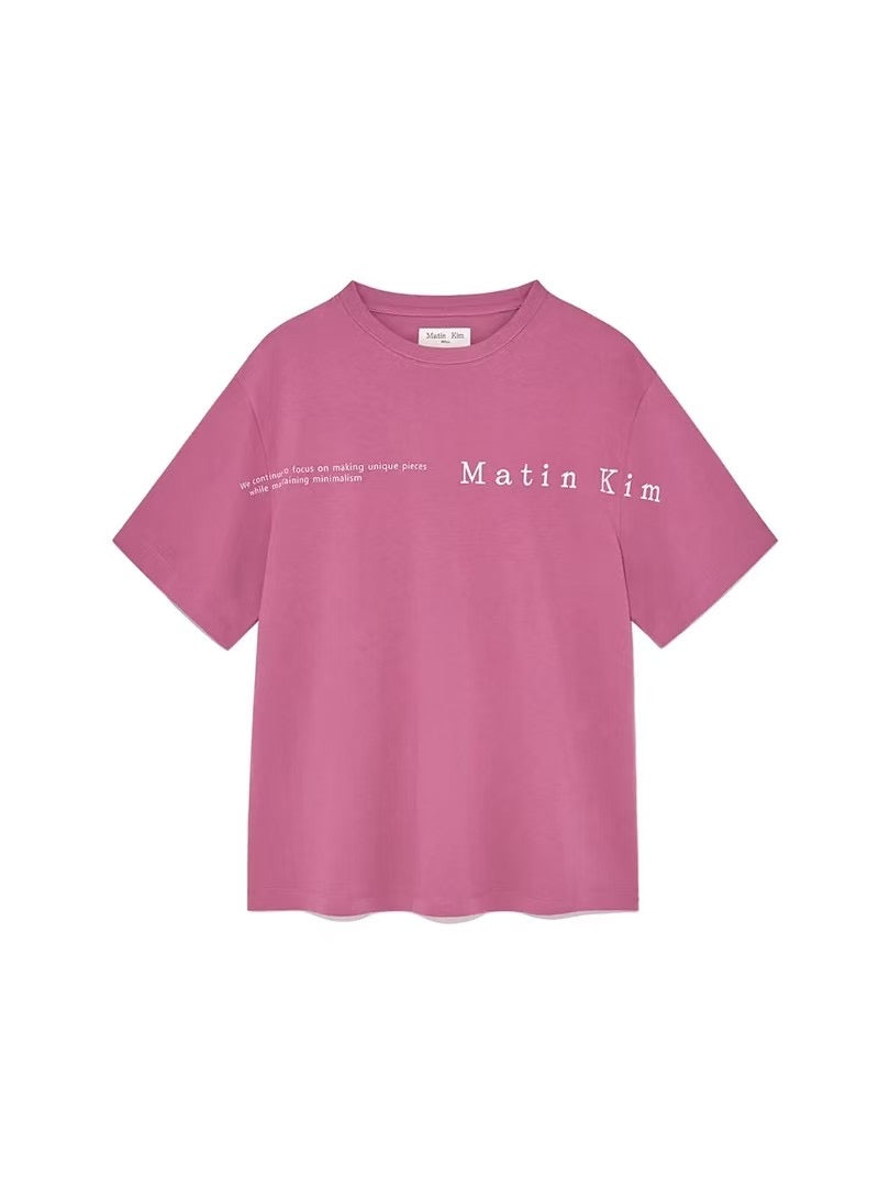 Matin Kim 字母tee